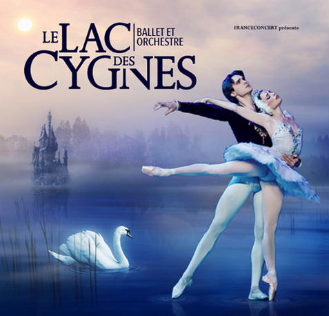 Affiche-Illustration. Forest National. Ballet. Le lac des cygnes. Het zwanenmeer. 2023-04-15